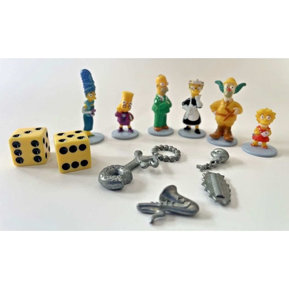 Replacement‎ Pieces The Simpsons CLUE 2002 2nd Edition Board Game Parts